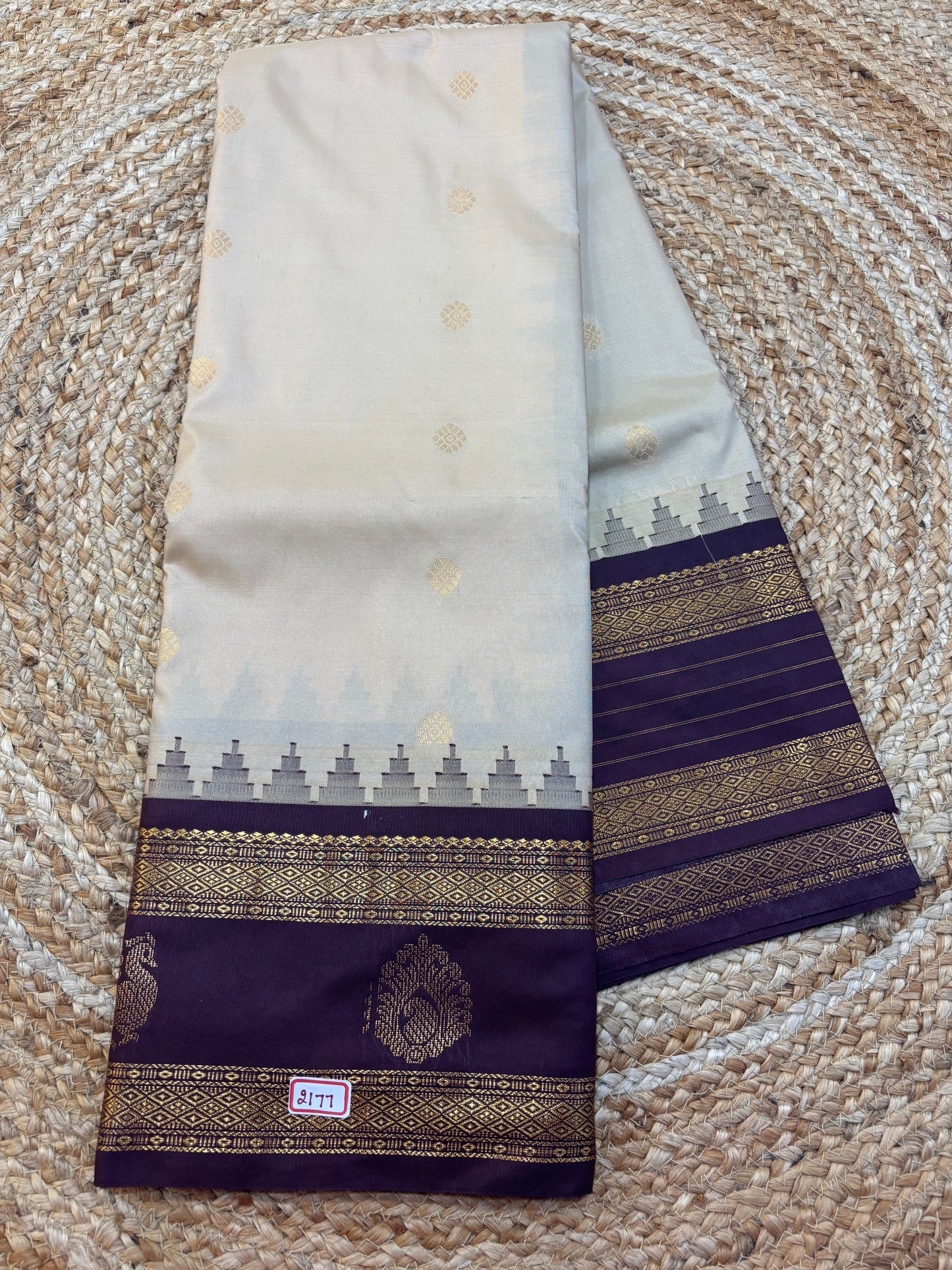 Semi Gadwal Silk Saree