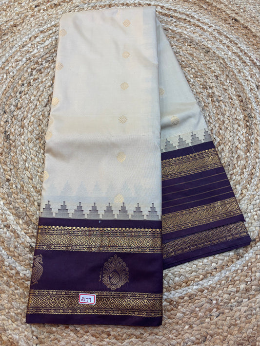 Semi Gadwal Silk Saree