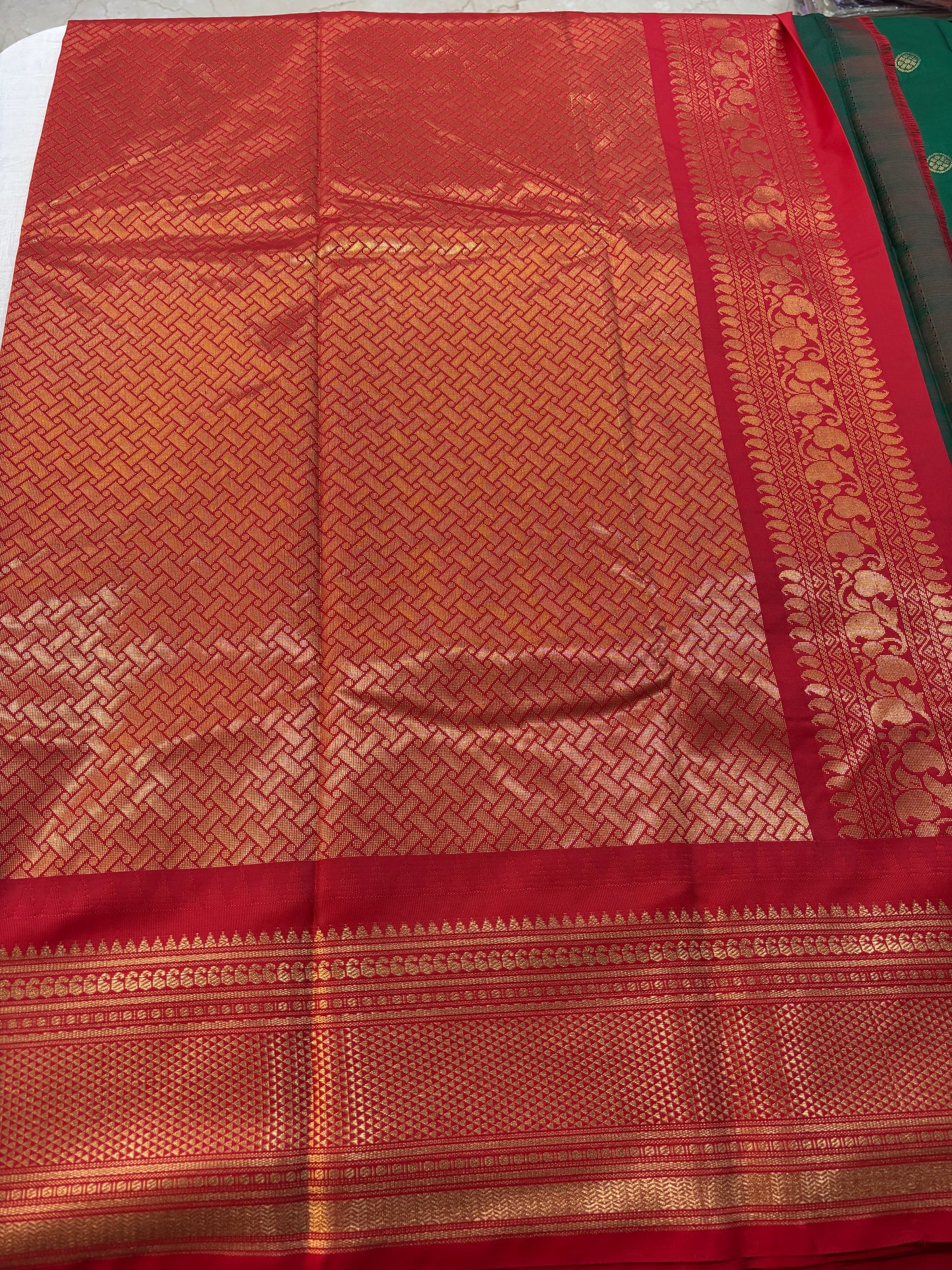 Semi Gadwal Silk Saree