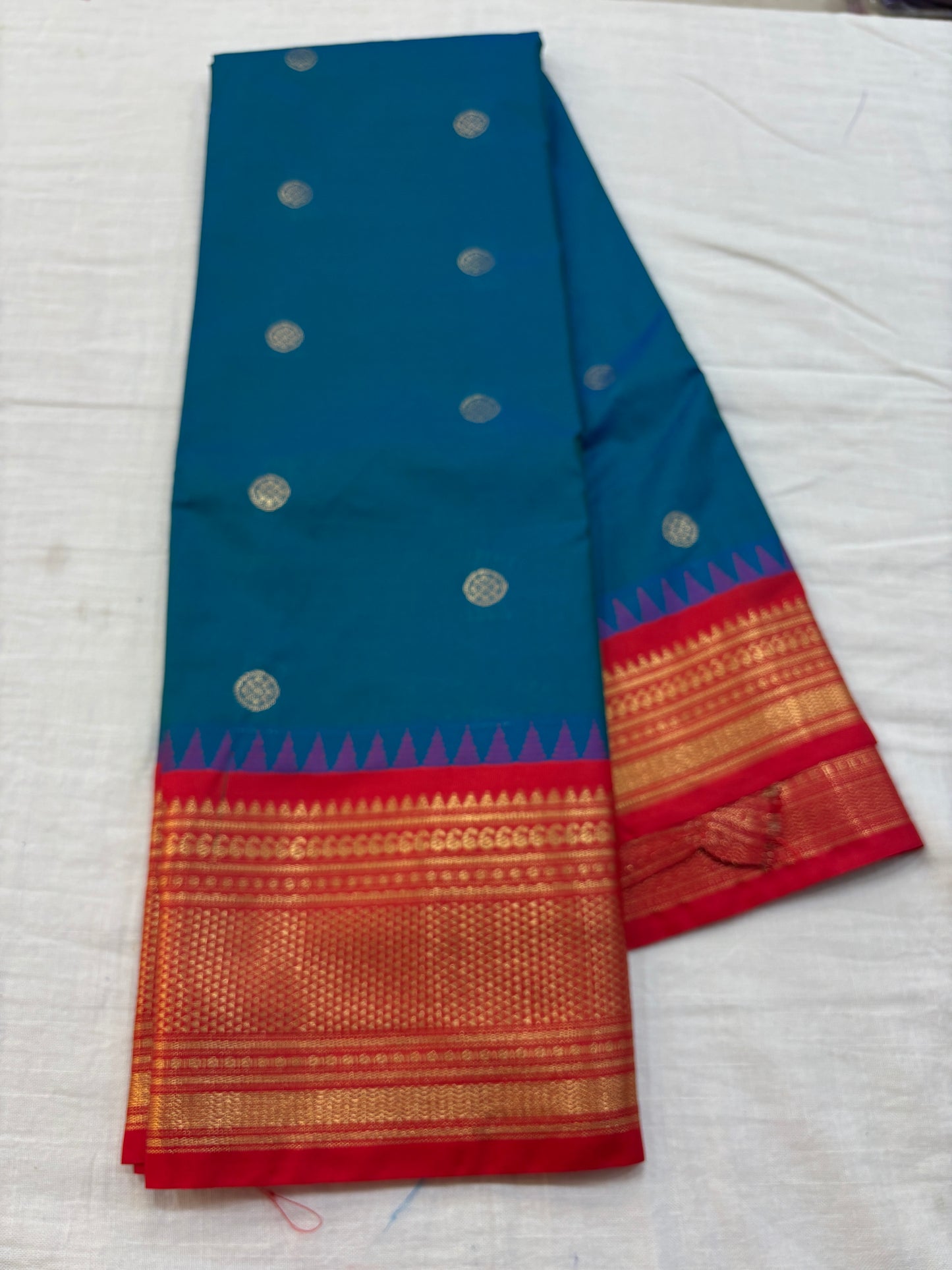 Semi Gadwal Silk Saree
