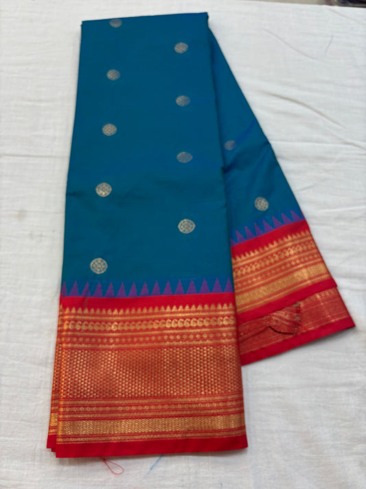 Semi Gadwal Silk Saree