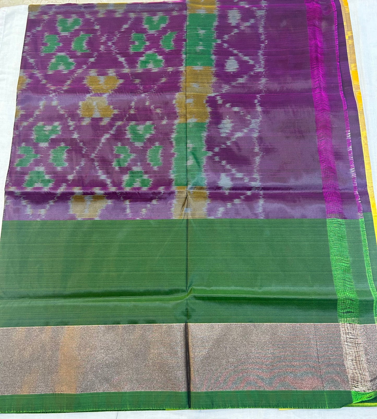 Pochampally ikkat printed sarees