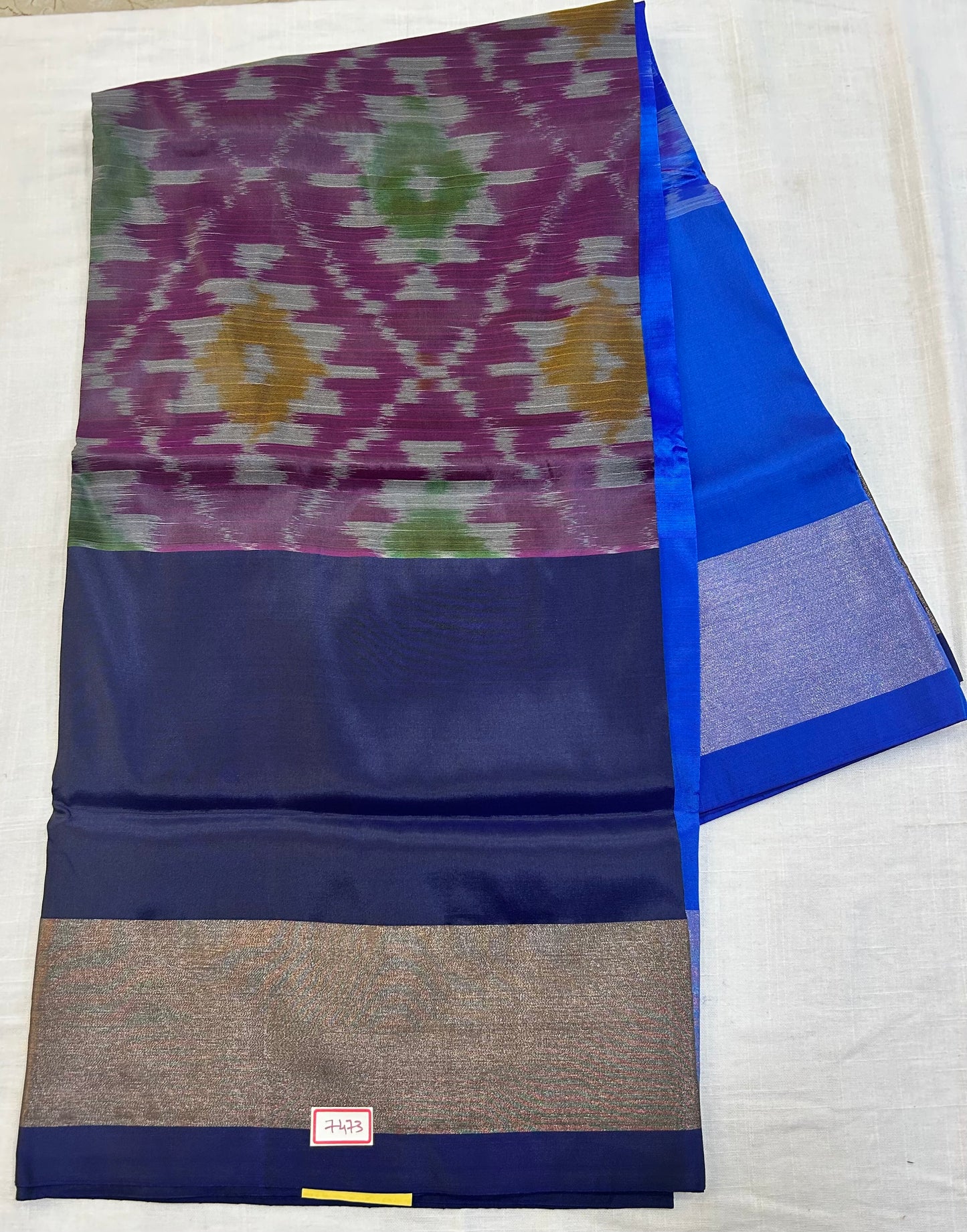 Pochampally ikkat printed sarees