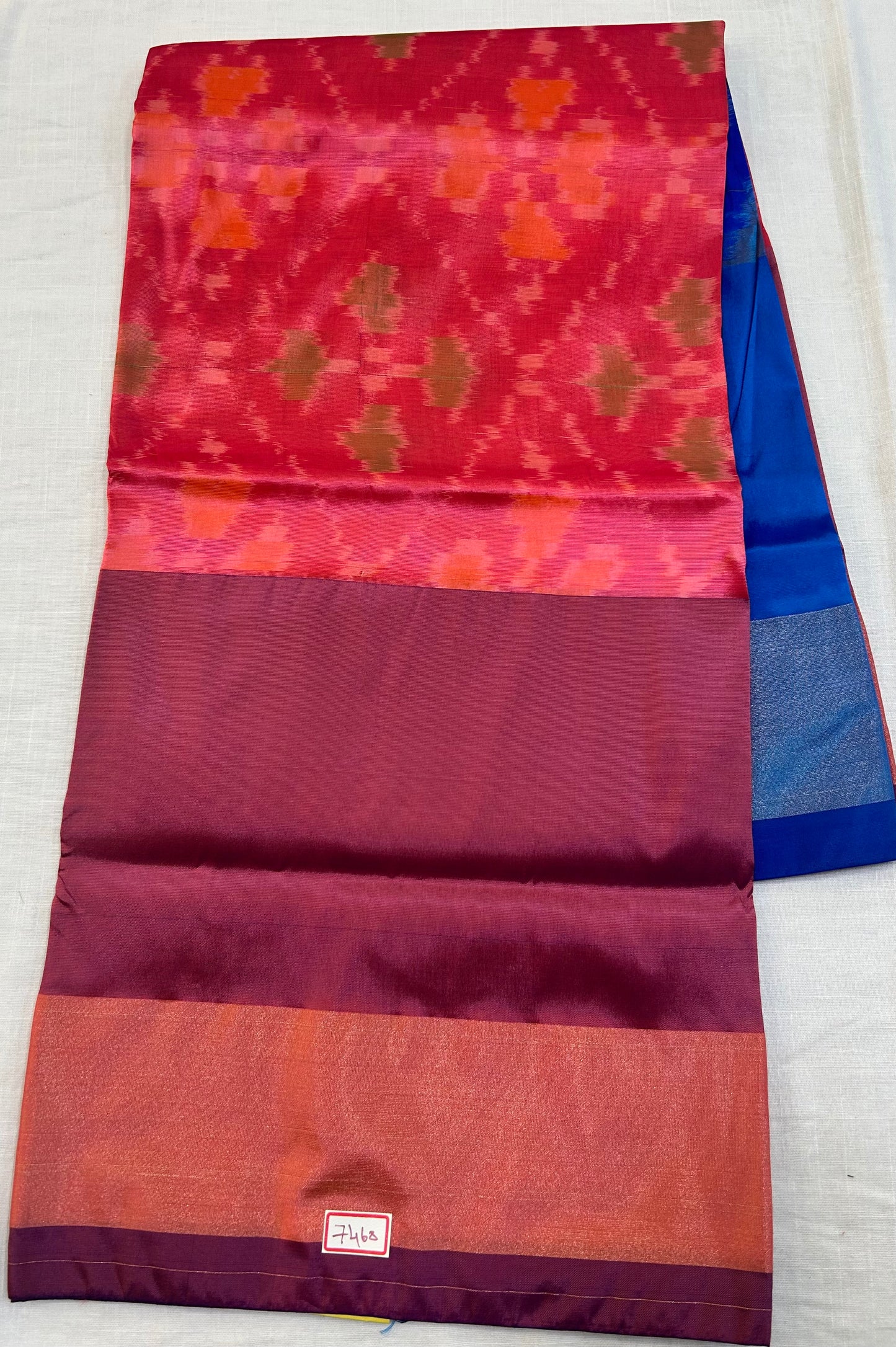 Pochampally ikkat printed sarees