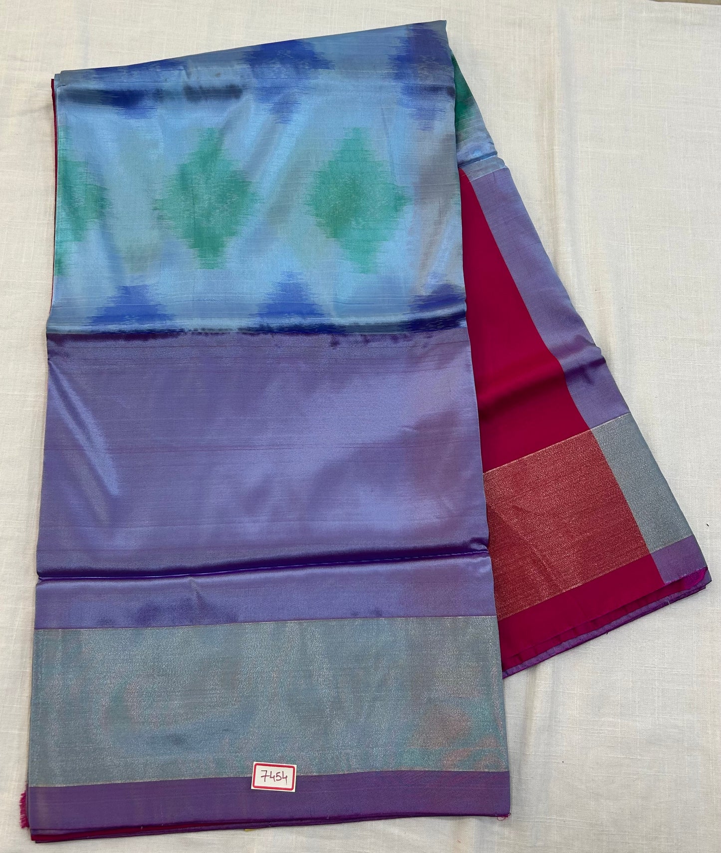Pochampally ikkat printed sarees