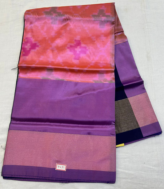 Pochampally ikkat printed sarees