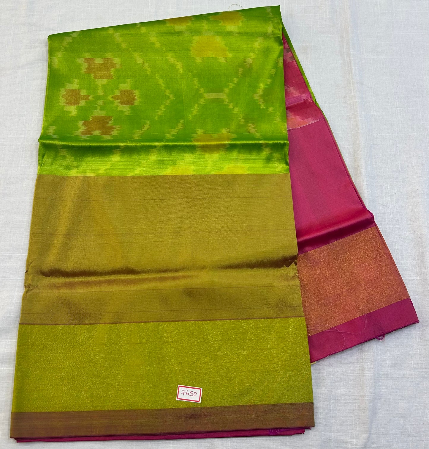 Pochampally ikkat printed sarees