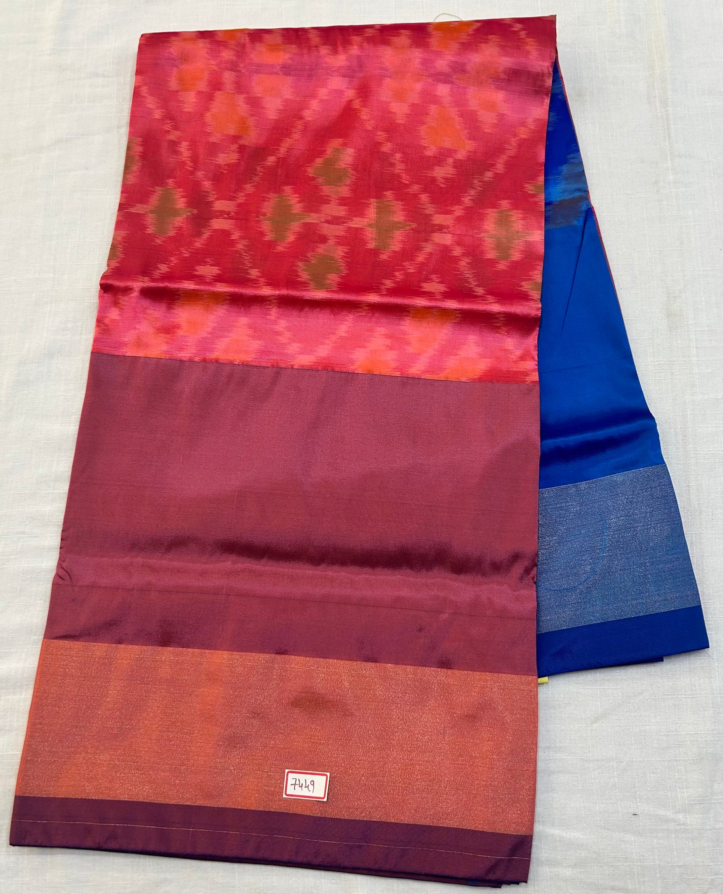 Pochampally ikkat printed sarees