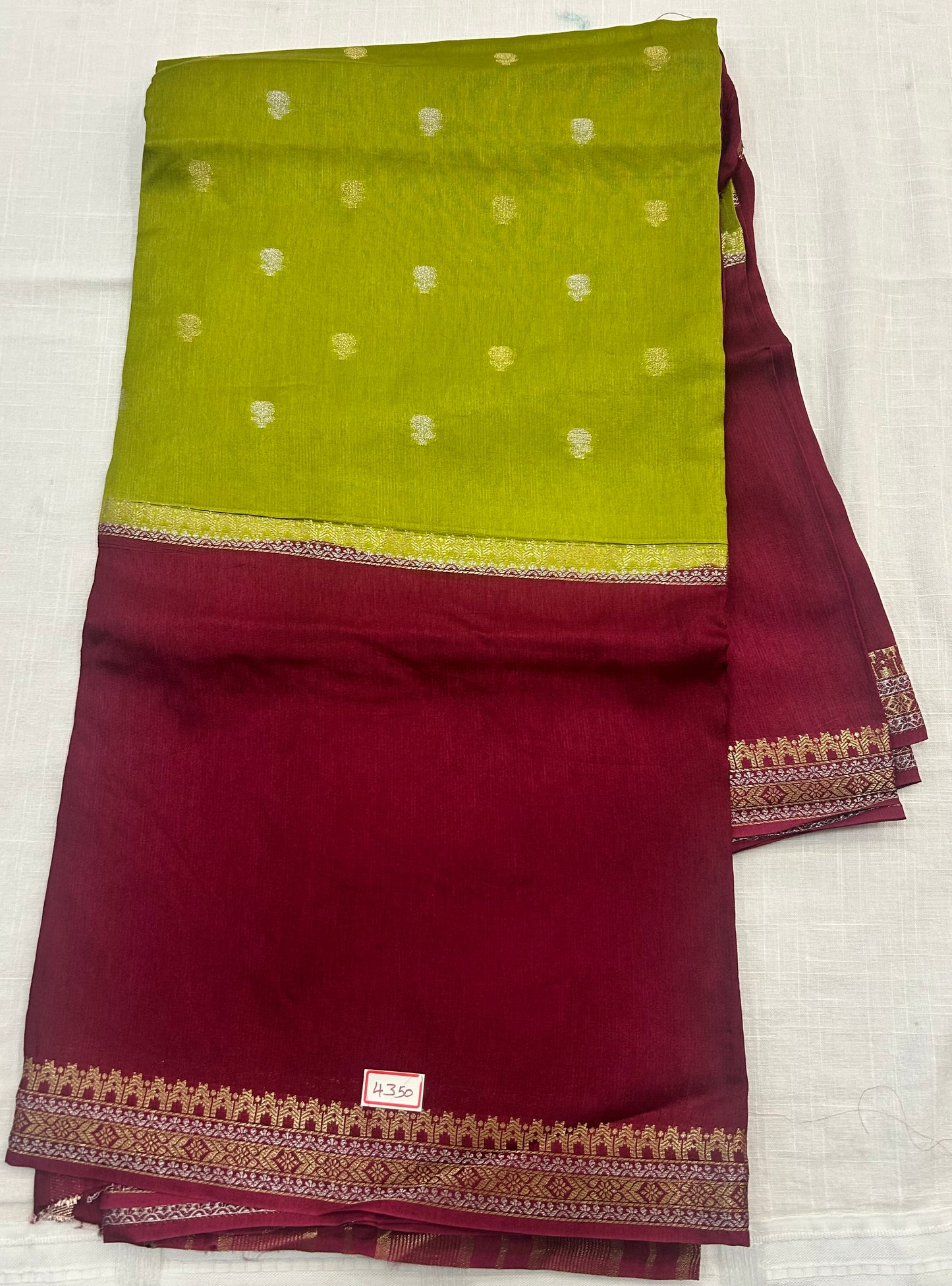 Vintage Russian Crepe saree