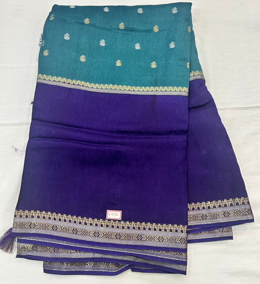 Vintage Russian Crepe saree