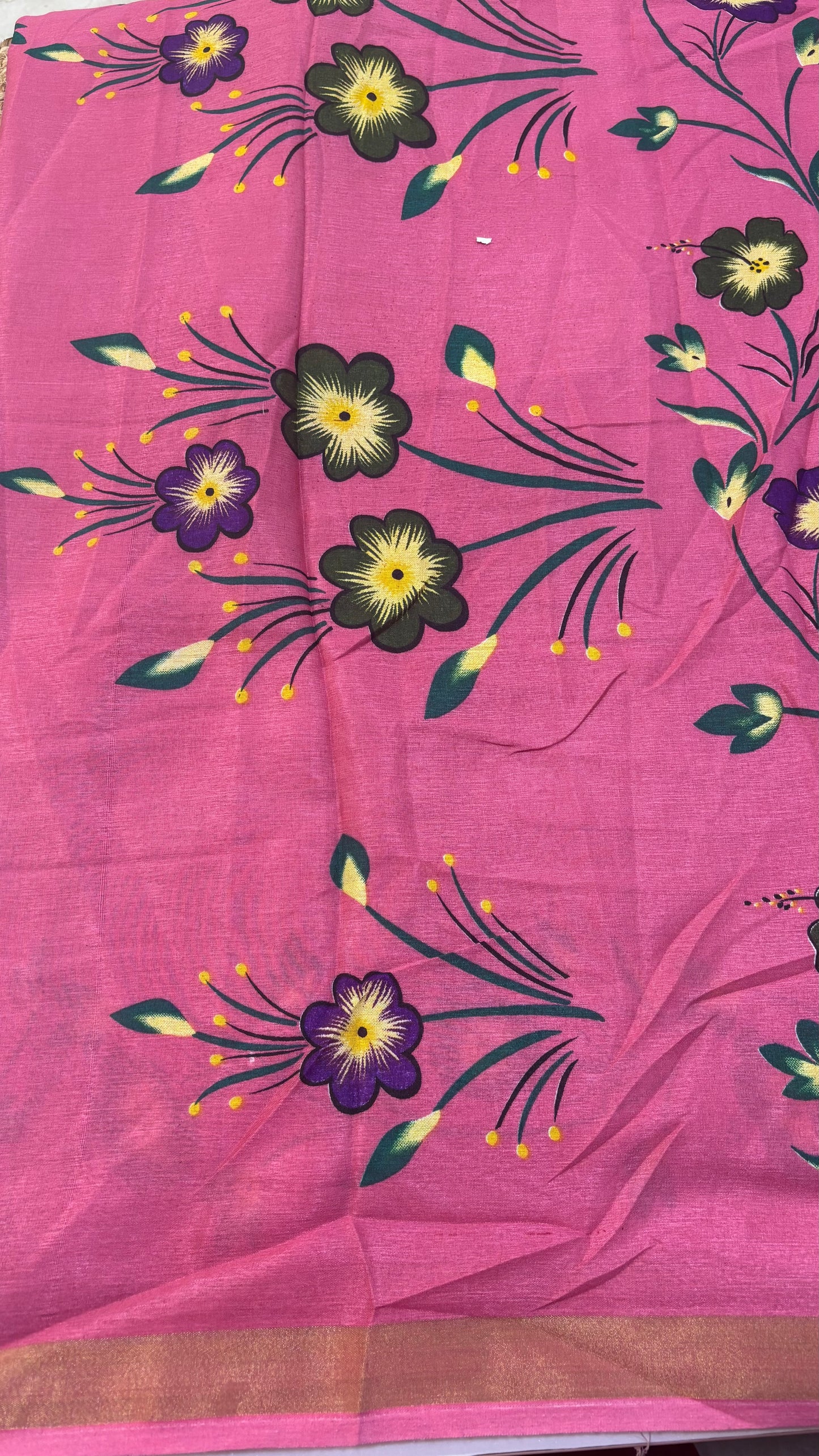 Fancy Mangalgiri Bandini print Saree