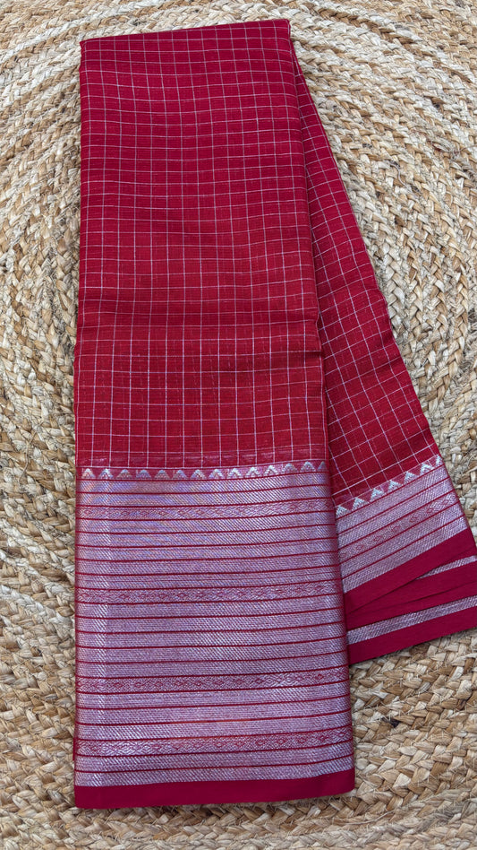 Mangalgiri Checks Saree