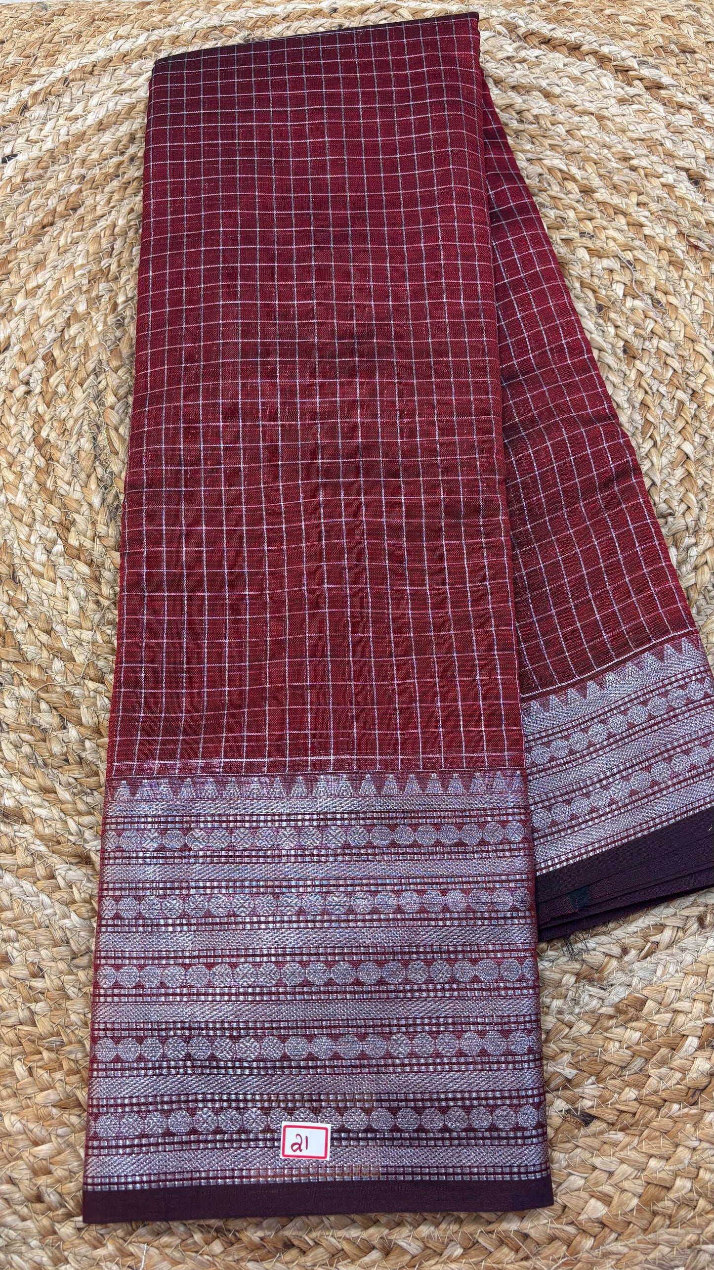 Mangalgiri Checks Saree