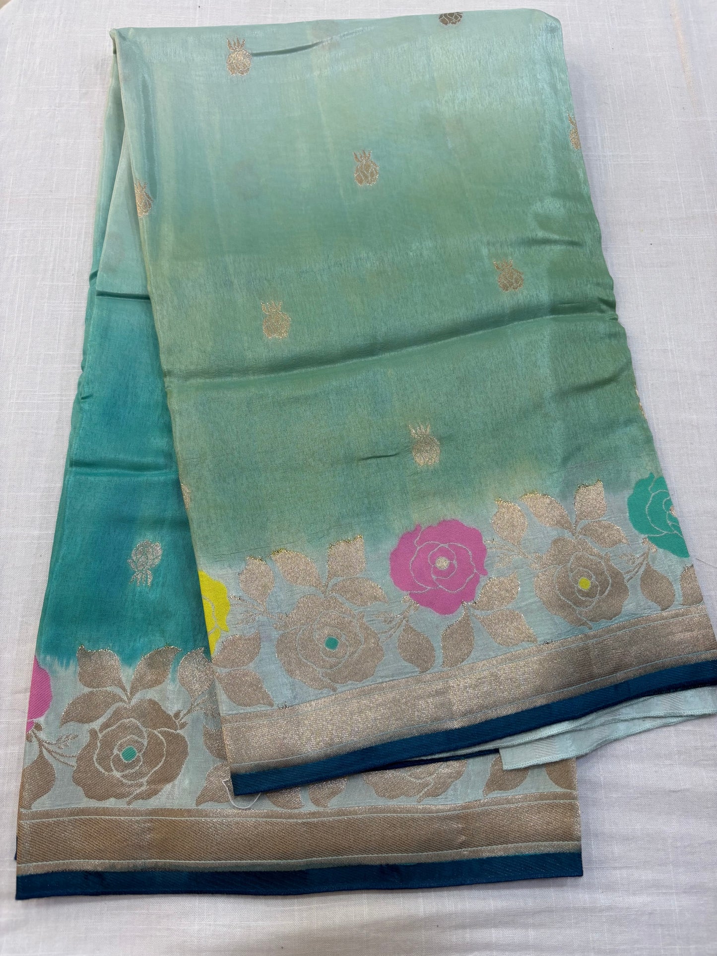 Pure Russian Crepe Sarees