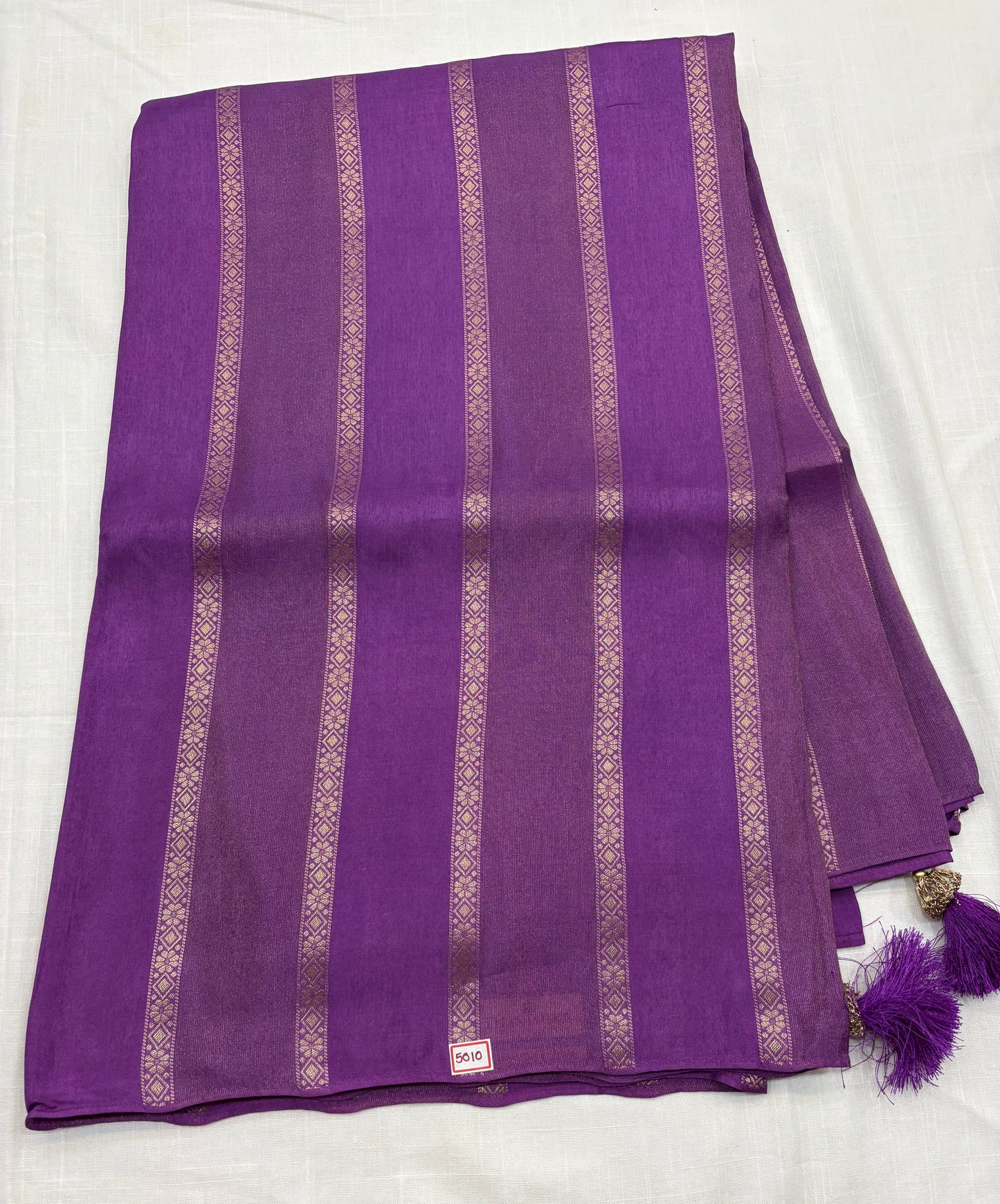 Pure Russian Crepe Sarees