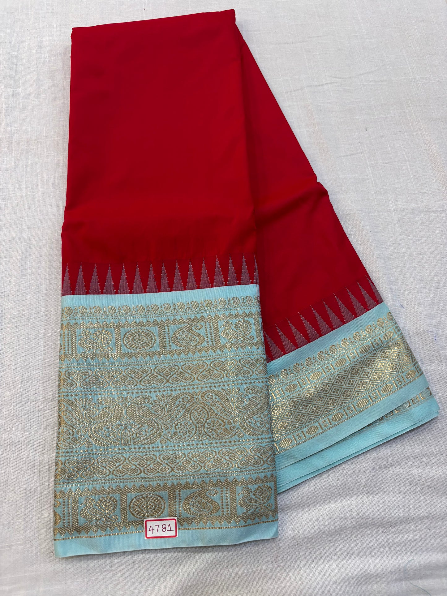 Semi Gadwal Silk Saree