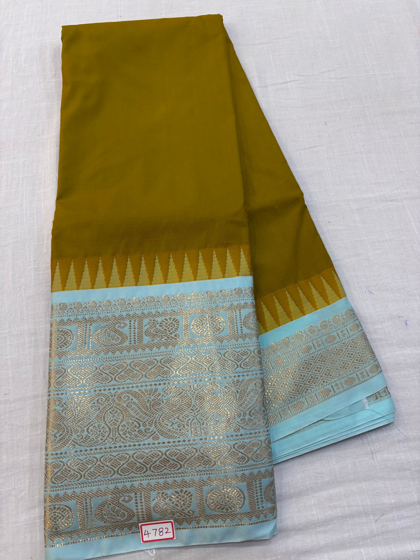 Semi Gadwal Silk Saree