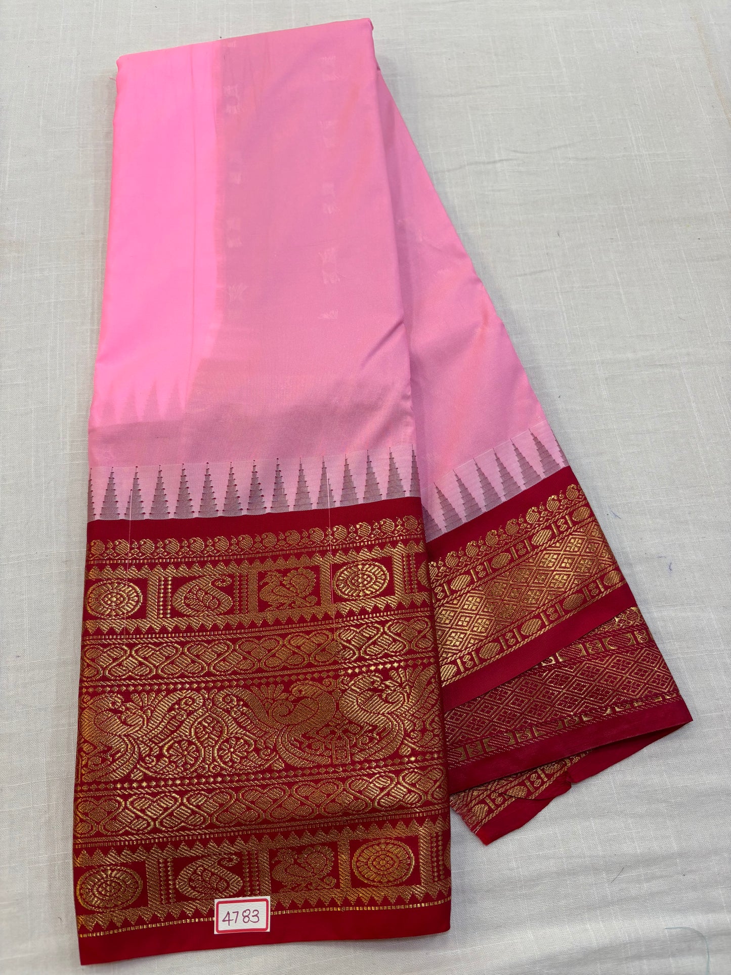 Semi Gadwal Silk Saree