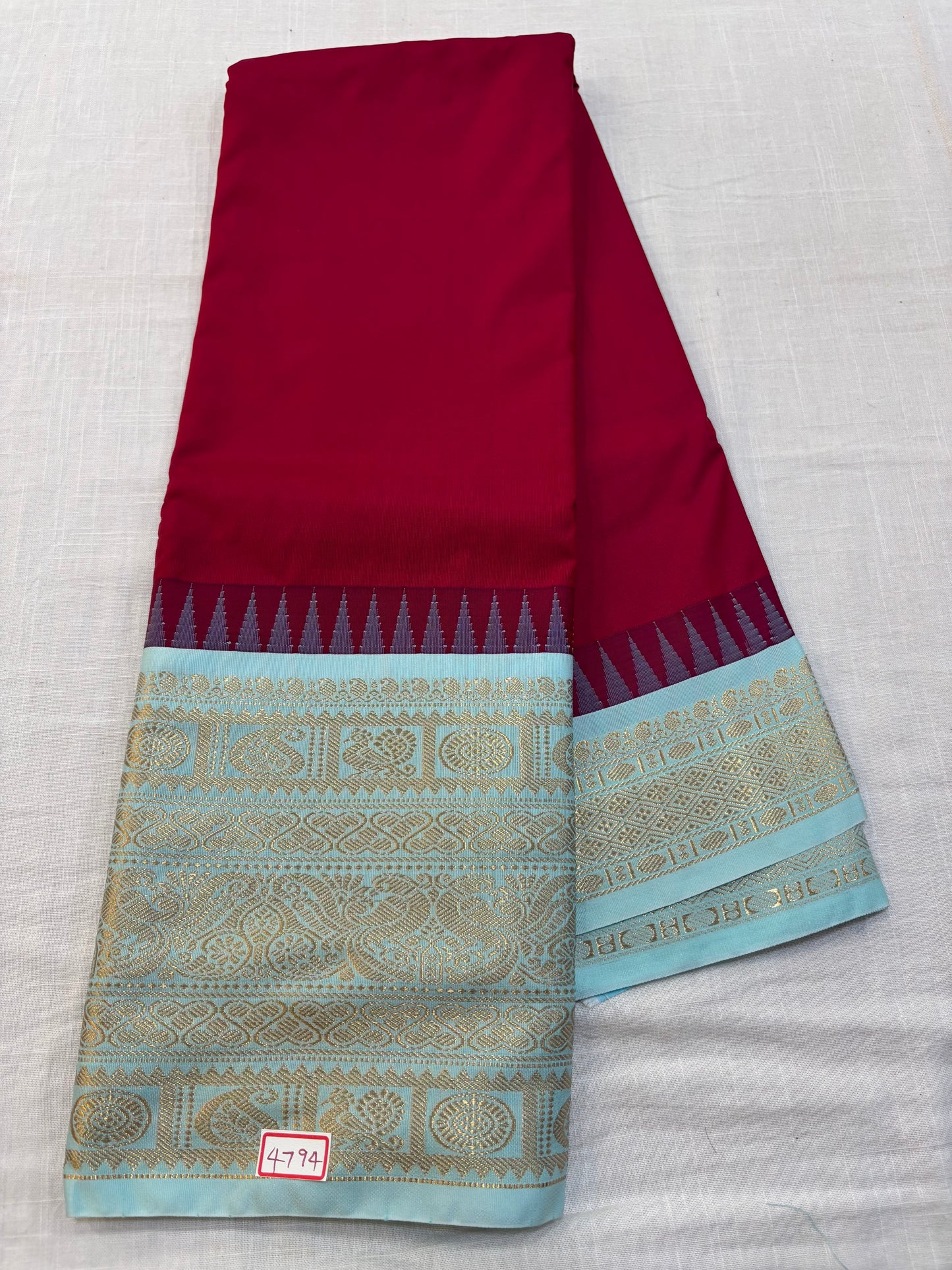 Semi Gadwal Silk Saree