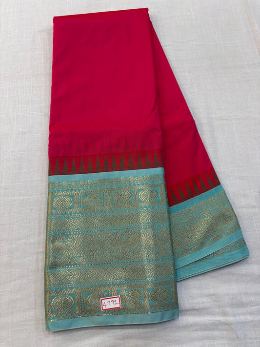 Semi Gadwal Silk Saree