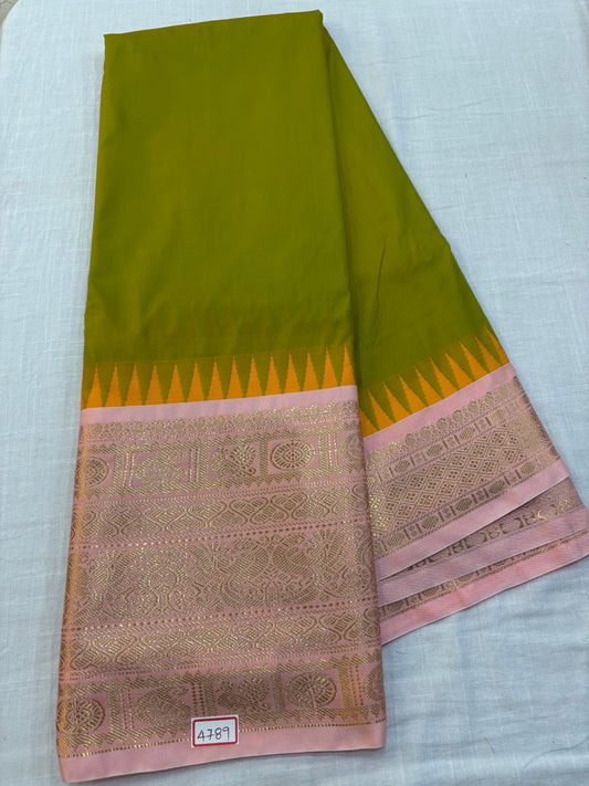 Semi Gadwal Silk Saree