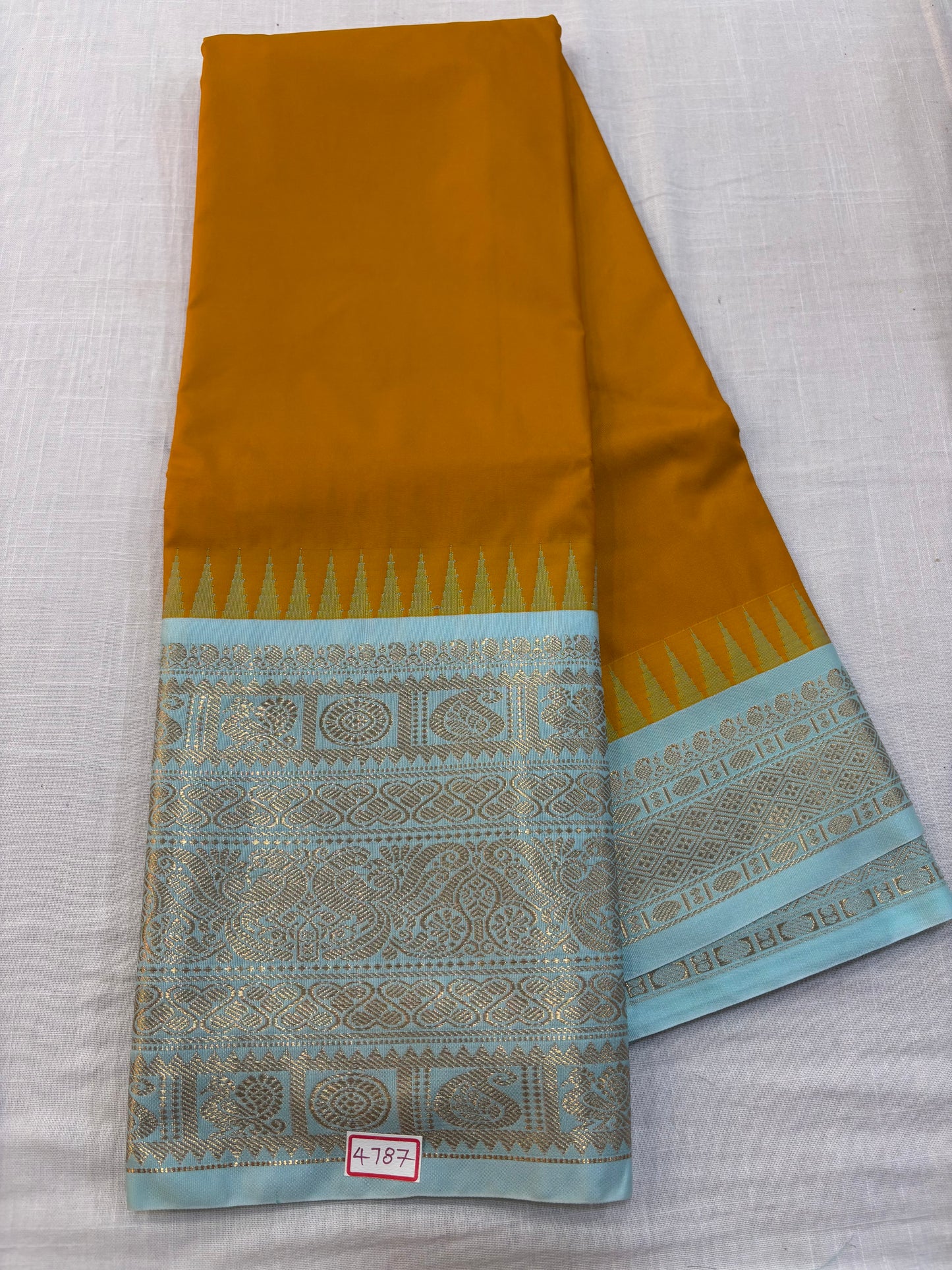 Semi Gadwal Silk Saree