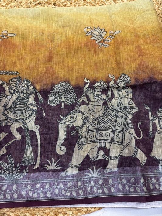 Linen Kota Kalamkari-20