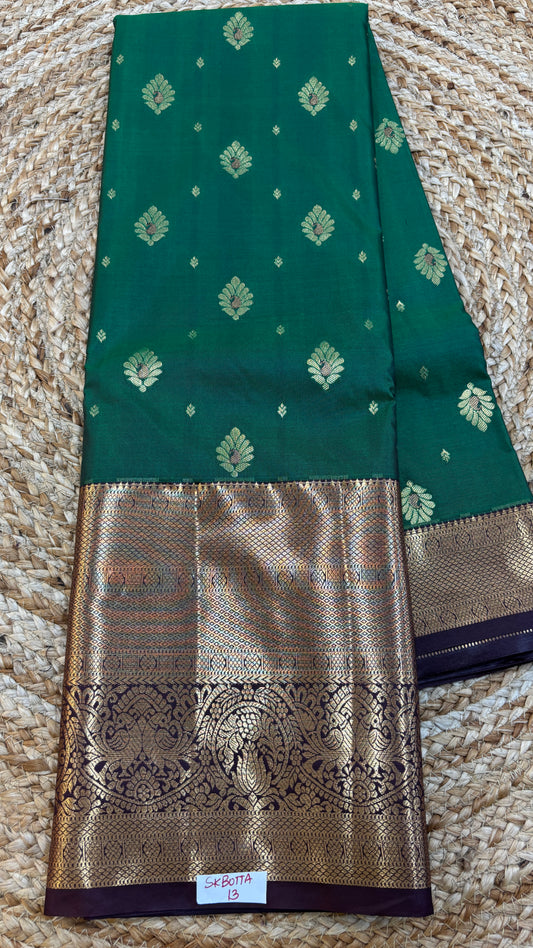 Semi Kanchi Butta Sarees