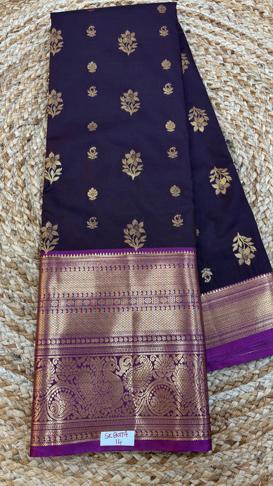 Semi Kanchi Butta Sarees