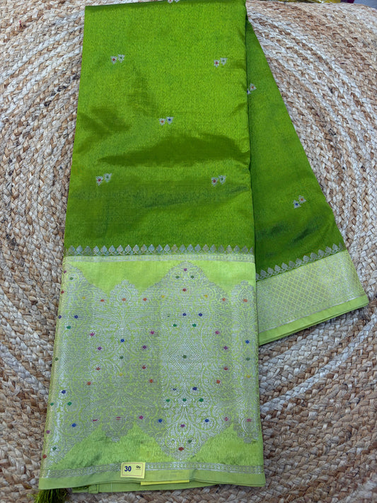 Green Mango Saree - B30