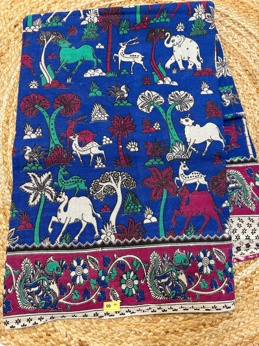 Kalamkari Cotton Saree B50
