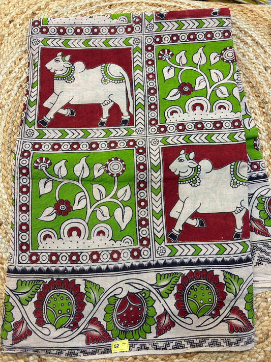Kalamkari Cotton Saree B52
