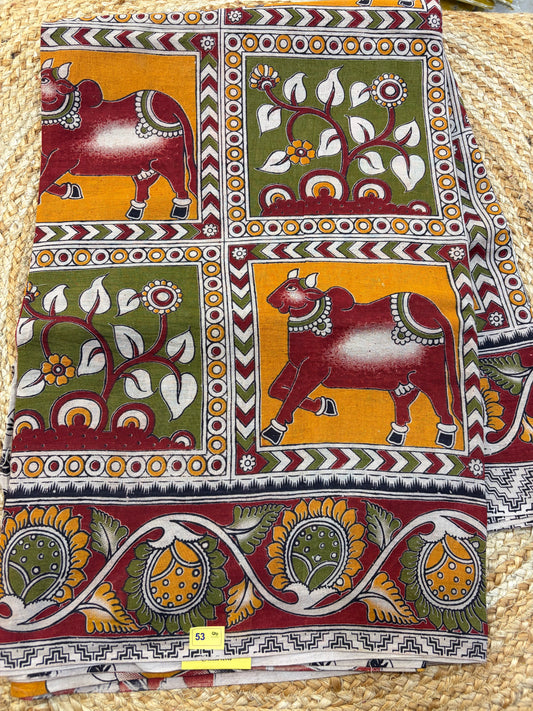 Kalamkari Cotton Saree B53