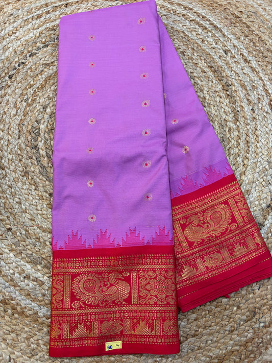 Semi gadwal Silk Saree B60
