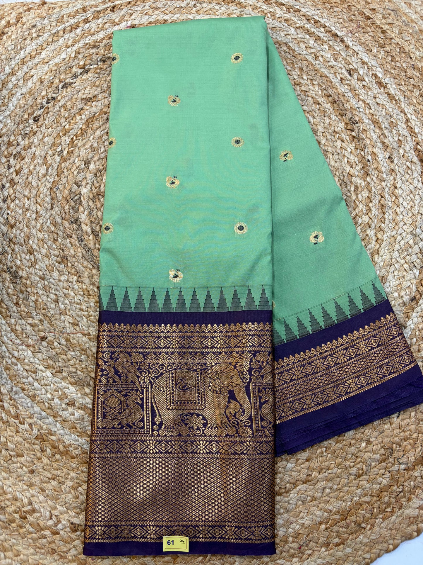 Semi gadwal Silk Saree B61
