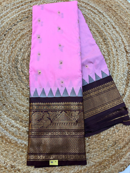 Semi gadwal Silk Saree B62