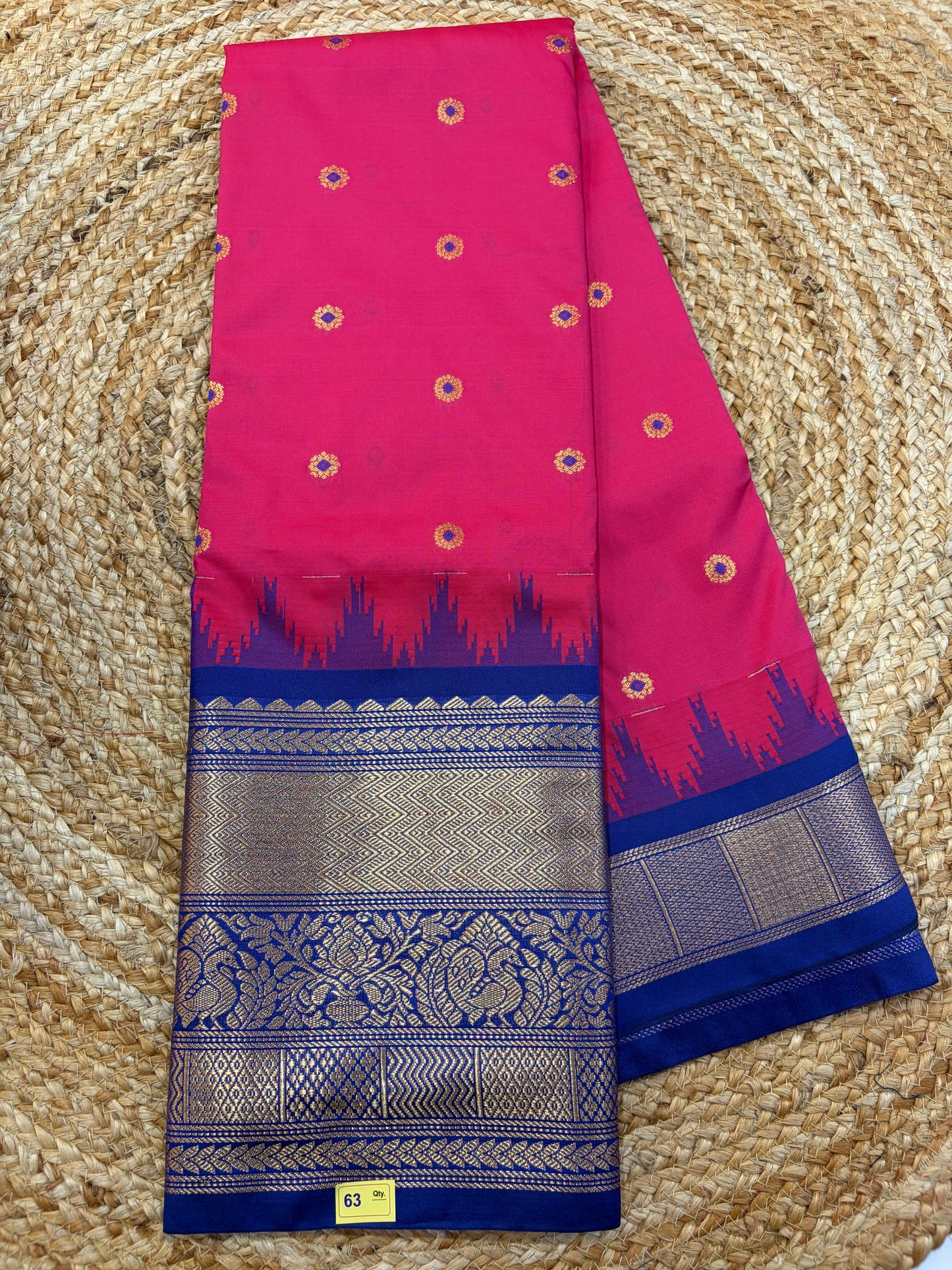 Semi gadwal Silk Saree B63