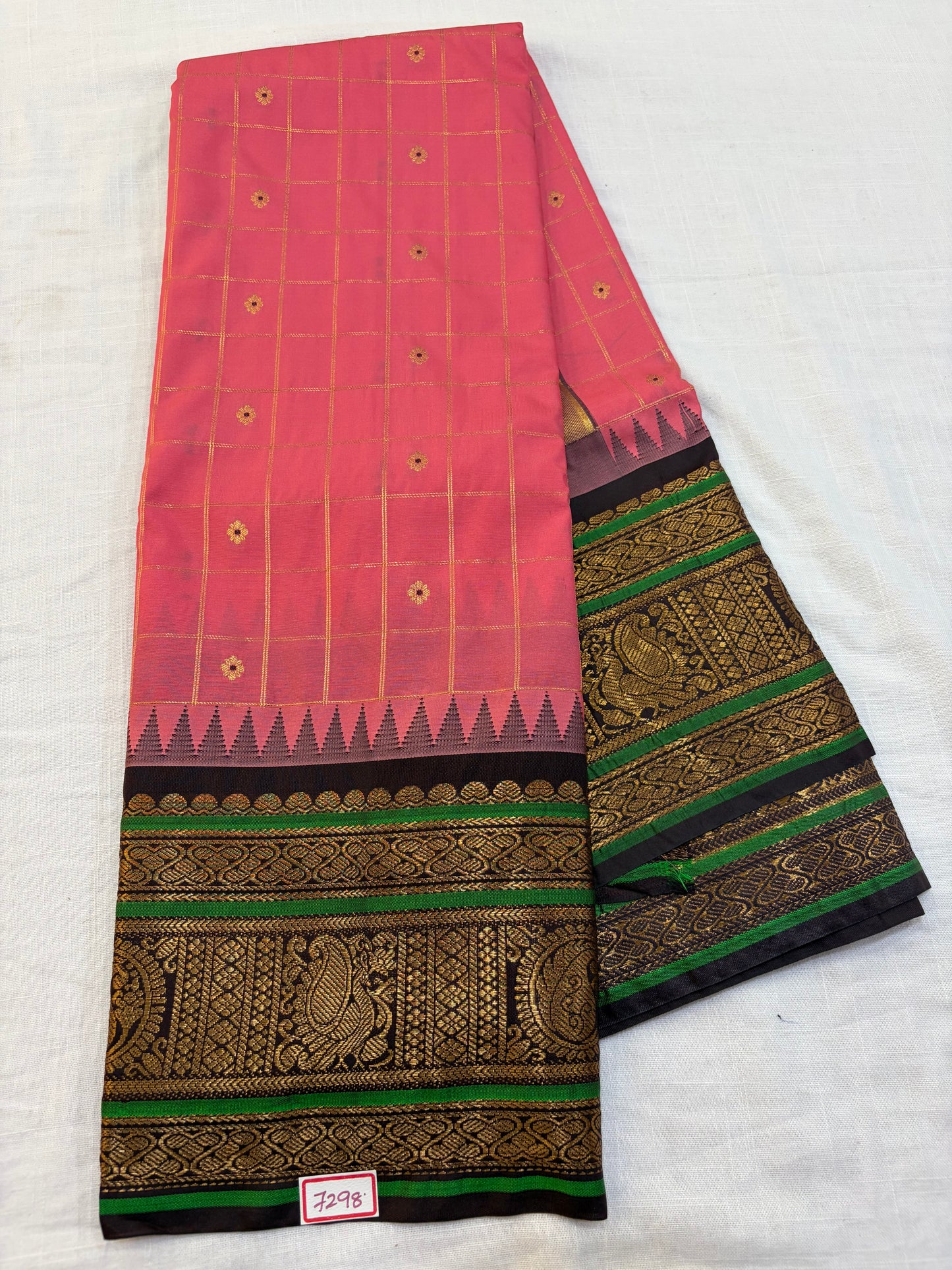 Semi Gadwal Gadwal Silk saree