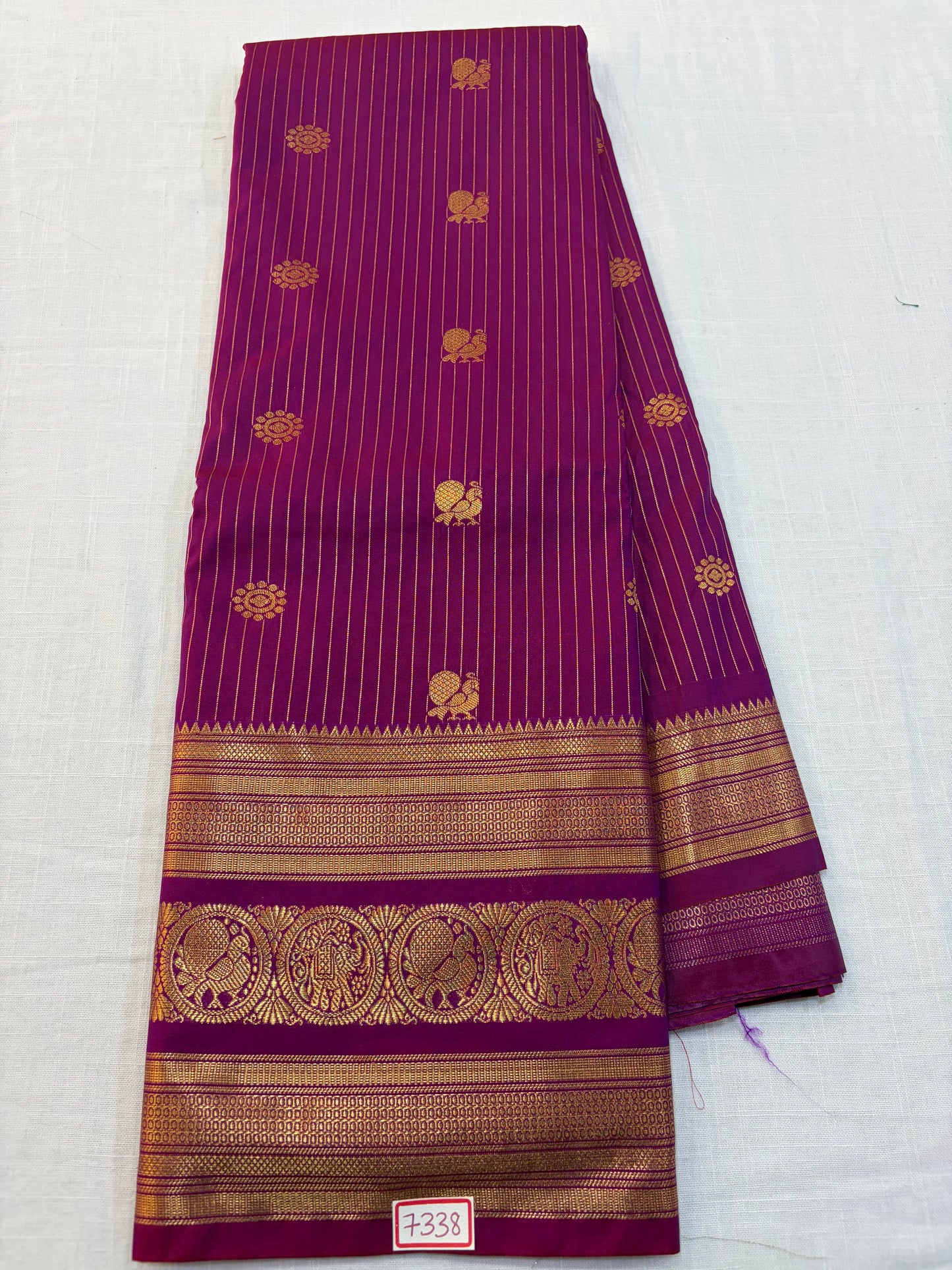 Semi Gadwal Silk Sareees