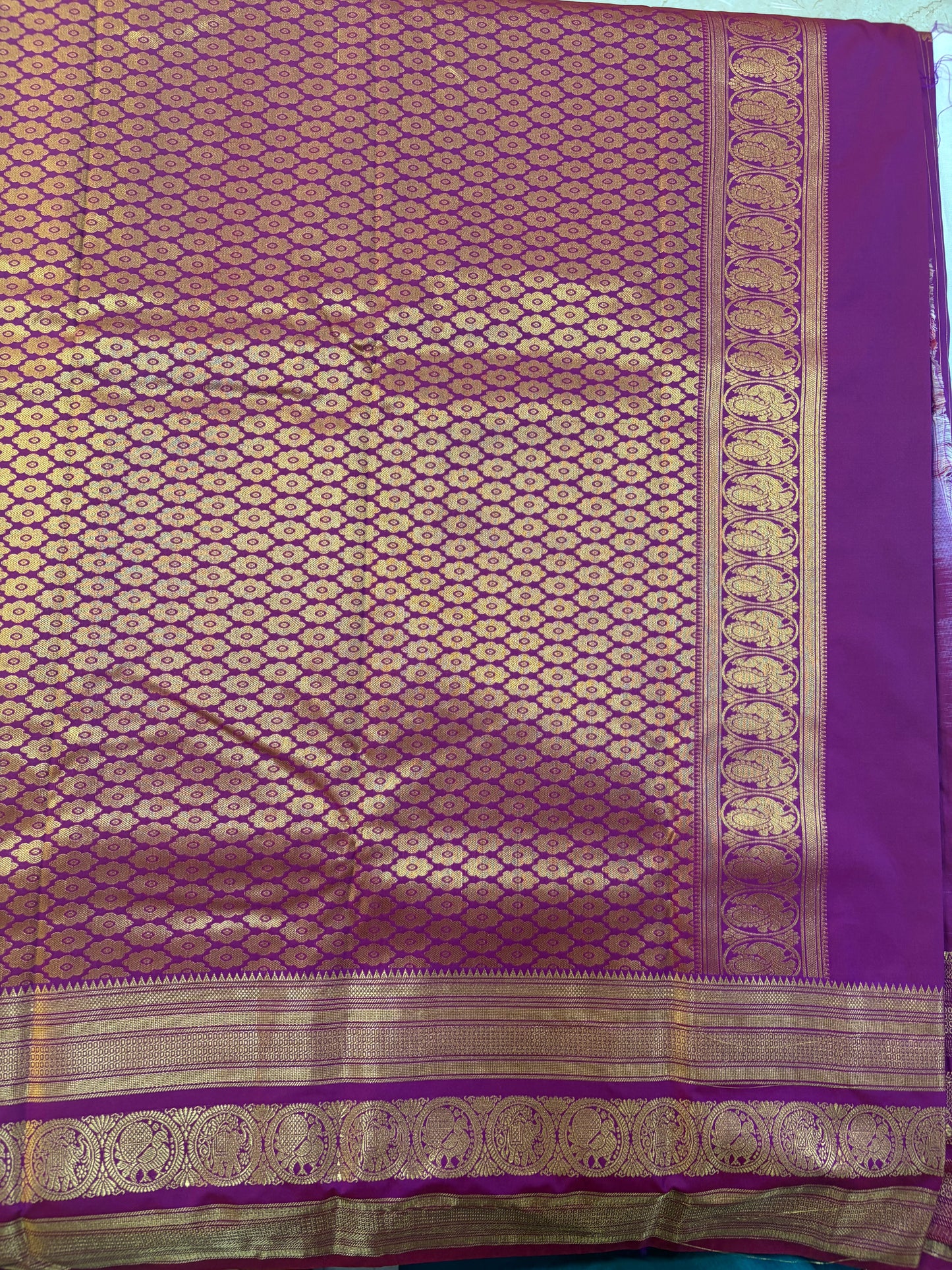 Semi Gadwal Silk Sareees