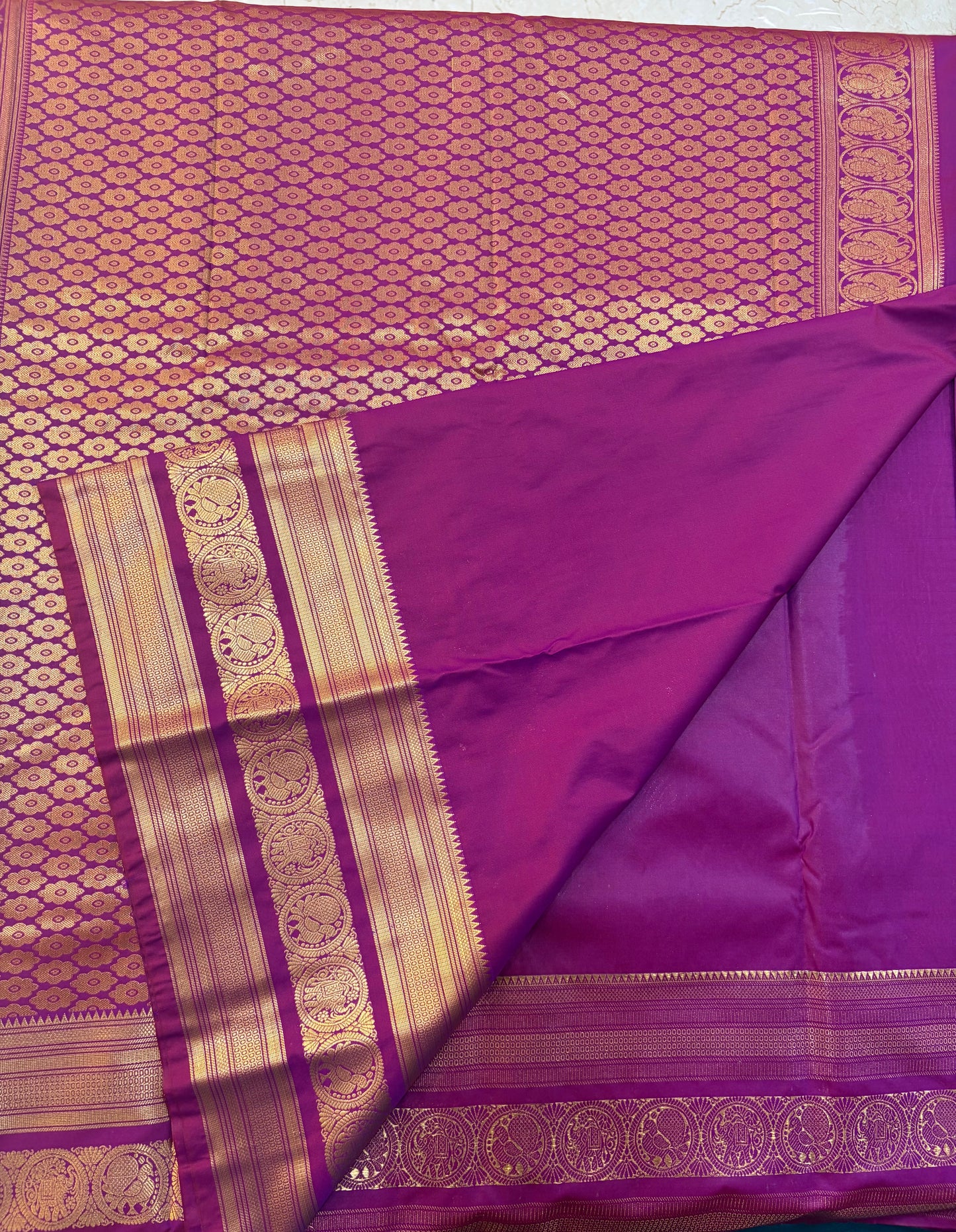Semi Gadwal Silk Sareees