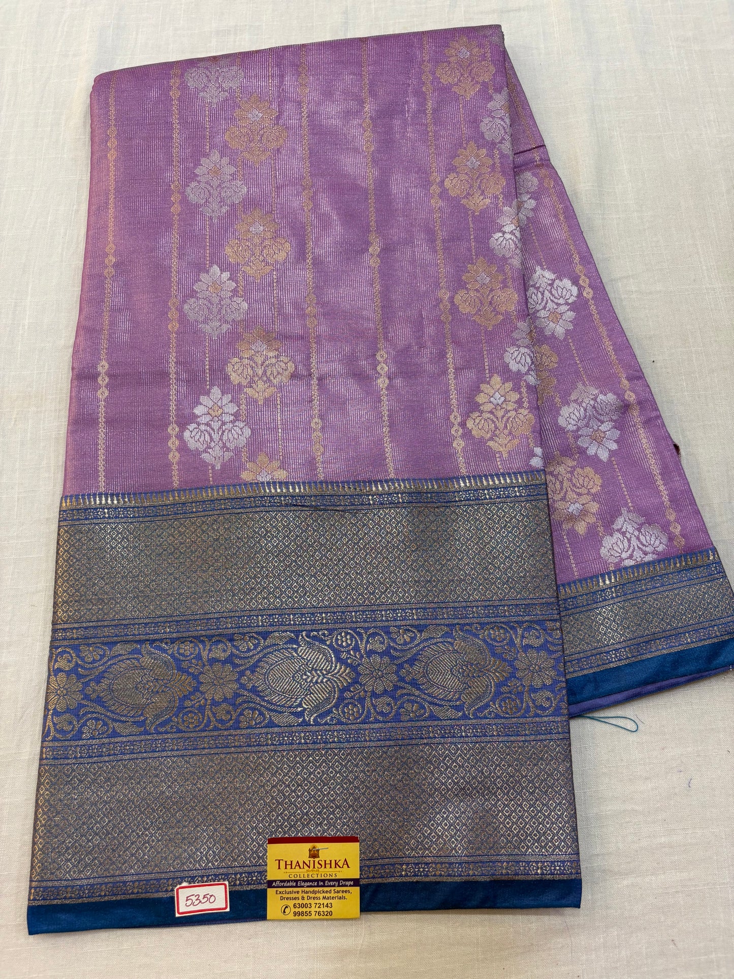 Tissue Semi Uppada Saree