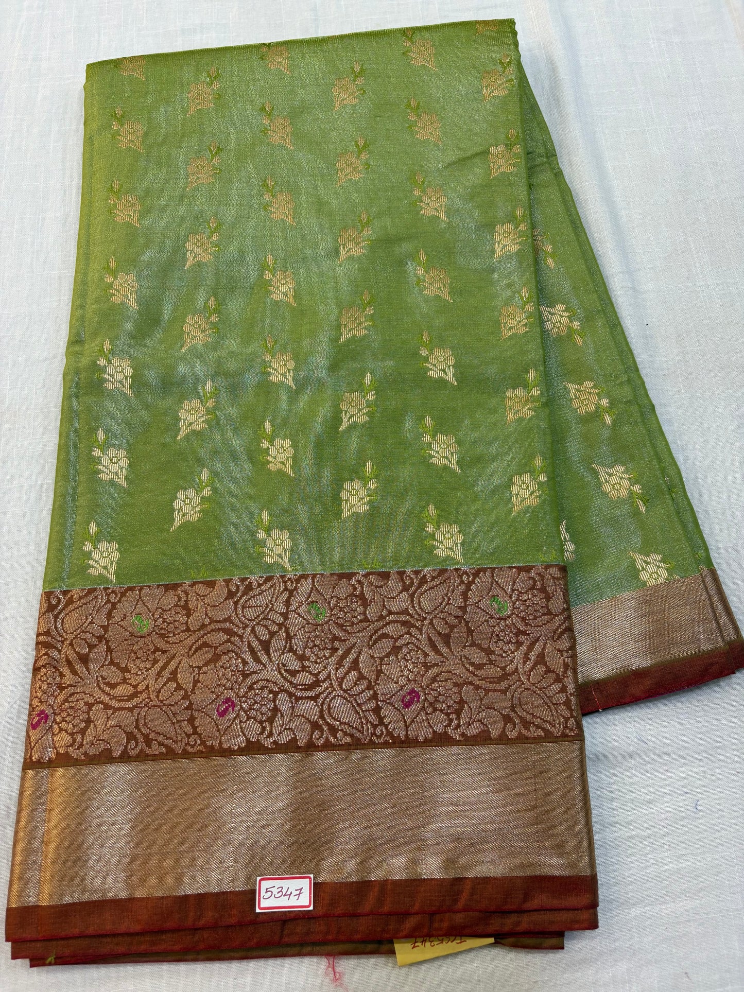 Tissue Semi Uppada Saree