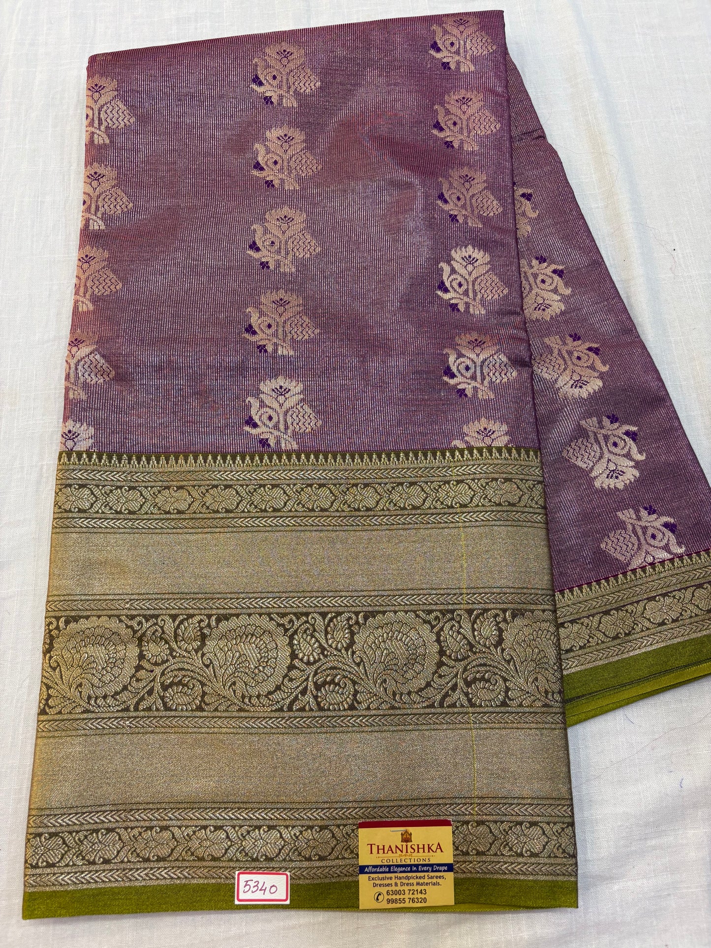 Tissue Semi Uppada Saree