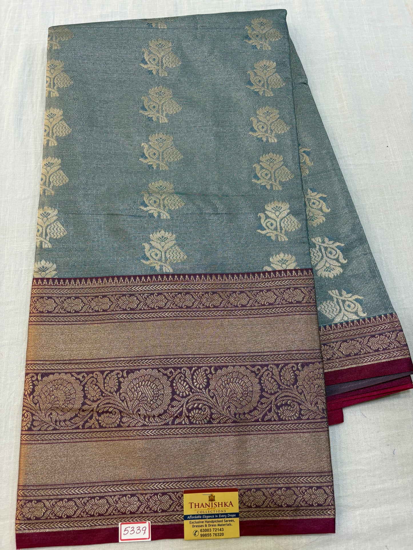 Tissue Semi Uppada Saree