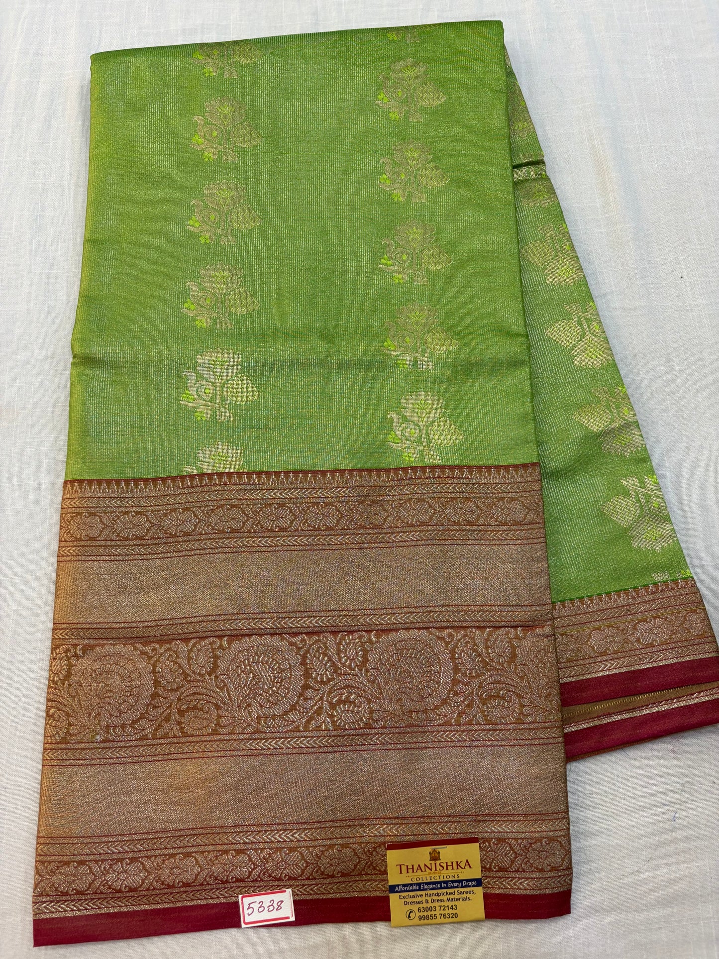 Tissue Semi Uppada Saree