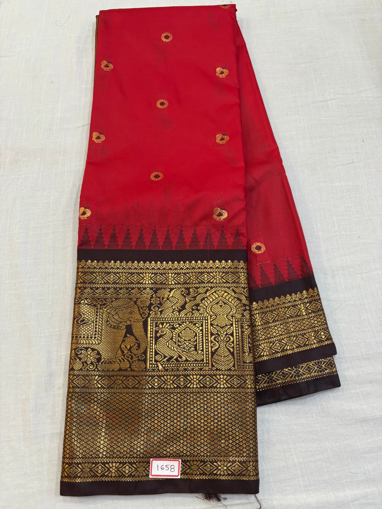 Semi gadwal saree