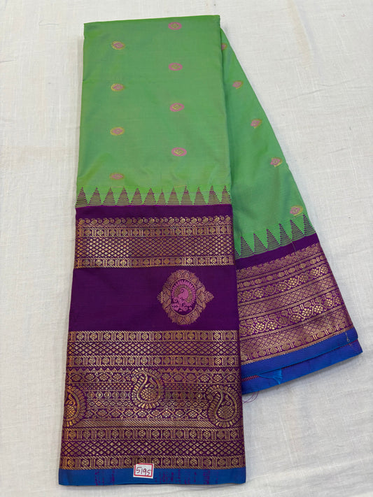 Semi Gadwal Silk Saree