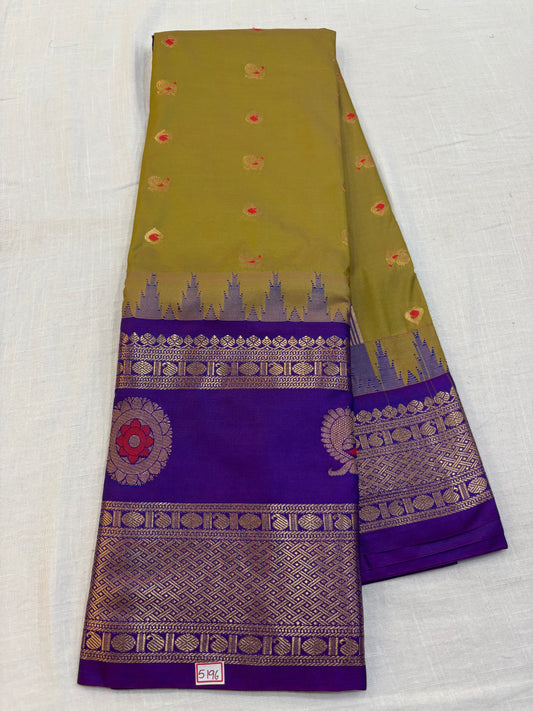 Semi Gadwal Silk Saree
