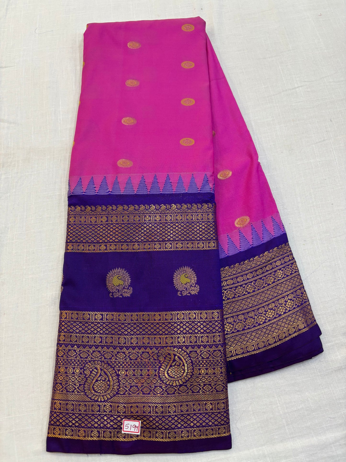 Semi Gadwal Silk Saree